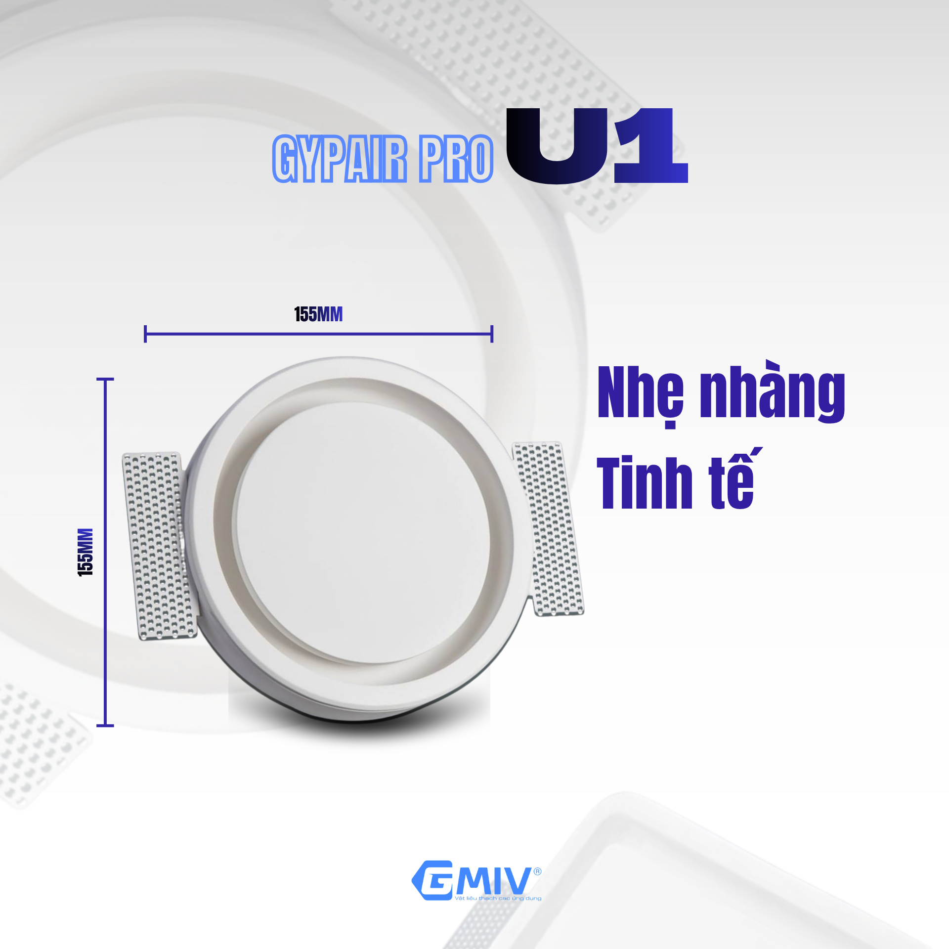 cửa gió thạch cao