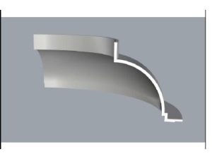 Trần cong bo góc GRG C-12# – hoàn thiện – GMIV