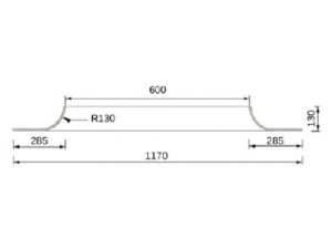 Trần tròn GRG A-1# – mặt cắt – GMIV
