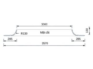 Trần tròn GRG A-14# – mặt cắt – GMIV