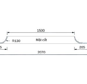 Trần tròn GRG A-6# – mặt cắt – GMIV