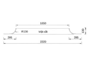 Trần tròn GRG A-7# – mặt cắt – GMIV