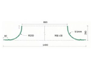 Trần tròn GRG B-0# – mặt cắt – GMIV