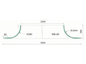 Trần tròn GRG B-11# – mặt cắt – GMIV