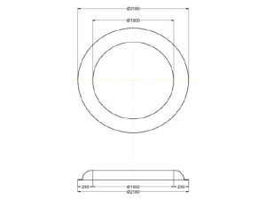 Vòm cong GRG D-1# – hoàn thiện – GMIV