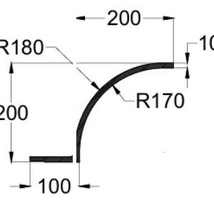 Vòm cong GRG D-1# – mặt cắt – GMIV