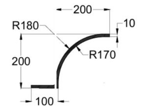 Vòm cong GRG D-2# – mặt cắt – GMIV