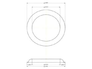 Vòm cong GRG D-3# – hoàn thiện – GMIV