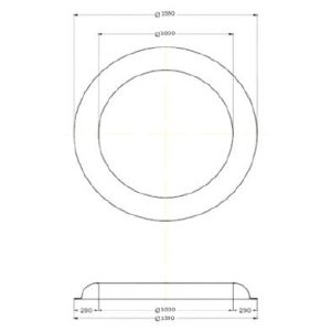 Vòm cong GRG D-3# – hoàn thiện – GMIV